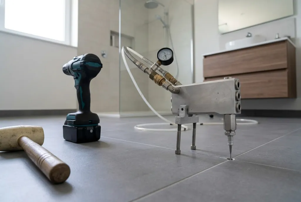 Kitbedrijf Ede – holle tegels injecteren